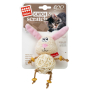 Купить GIGwi Catch&Scratch Игрушка для кошек, зайчик с плетеным мячиком и колокольчиком