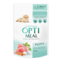Кипити Puppy Turkey & Carrot sauce - вологий корм з індичкою та морквою у соусі для цуценят