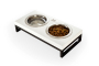 Купить Lunch Bar White Wood + Black Миски на подставке