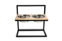 Купить Lift Natural wood + Black Миски на подставке с регулируемой высотой