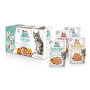 Купить Flavour box Sterilized Влажный корм для стерилизованных кошек филе в соусе, набор паучей