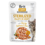 Купить Cat Sterilized Влажный корм для стерилизованных кошек, филе в соусе с лососем и тунцем