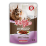 Купить Migliorgatto Sterilized Беззерновые консервы для стерилизованных кошек ягненка с овощами кусочки в соусе