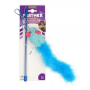 Кипити Feather Mouse Іграшка мишка на вудочці для котів