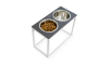 Кипити Dinner Brown Stone + White Миски на підставці