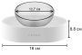 Купить FRESH NANO Pet Cat ONE Bowl Stand (White) Кормушка для собак и кошек