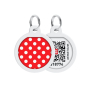 Купить WAUDOG Smart ID Адресник с QR-паспортом "Горох"
