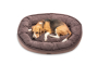 Купить Donut Soft Touch Brown Овальный лежак для собак
