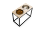Кипити Dinner Beige Stone + Black Миски на підставці