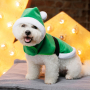 Купить Попона "Santa" для собак, зеленая