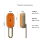 Кипити Steamy Pet Brush Парова щітка для тварин 3‑в‑1