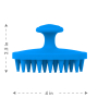Кипити Brushbuster Щітка для догляду за шкірою і шерстю собак, блакитна