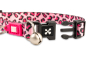 Кипити Smart ID Cat Collar Leopard Pink Нашийник для котів