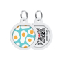 Кипити WAUDOG Smart ID Адресник з QR-паспортом "Яєшня"