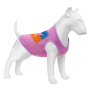 Купить WAUDOG Clothes Майка "Флаг" для собак, розовая