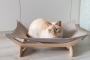Купить Лежак - гамак white+beige для кота