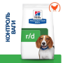 Купить PD Canine R/D Weight Loss Лечебный сухой корм с курицей для контроля веса у взрослых собак