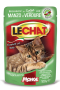 Купить LC Cat Wet Adult - влажный корм с говядиной и овощами для кошек (кусочки в соусе)