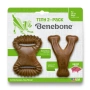 Купить Dental Chew/Wishbone Bacon 2-Pack Tiny Игрушка для собак
