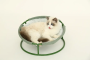 Купить Pet bed round plush light green Складной лежак для домашних животных