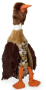 Кипити Plush М'яка іграшка для собак Плюшева Качка з пискавкою, коричнева