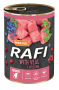 Кипити Rafi Junior Паштет з телятиною, лохиною та журавлиною для цуценят