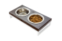 Купить Lunch Bar Brown Wood + White Миски на подставке