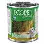 Кипити Ecopet Natural Puppy Chicken Консервований корм із куркою для цуценят усіх порід, вагітних собак і собак, що годують
