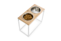 Купить Dinner Natural wood + White Миски на подставке