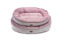 Кипити Donut Soft Touch Pink Овальний лежак для собак