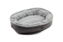 Кипити Donut Fur Gray Овальний лежак для собак