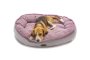 Кипити Donut Soft Touch Pink Овальний лежак для собак