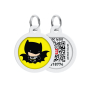 Купить WAUDOG Smart ID Адресник с QR-паспортом "Бэтмен мультик"