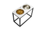 Купить Dinner White Wood + Black Миски на подставке
