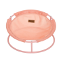 Кипити Pet bed round pink Складаний лежак для домашніх тварин