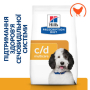 Купить PD Canine C/D Urinary Care Лечебный сухой корм с курицей для взрослых собак с проблемами мочевыделительной системы