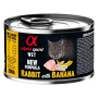 Купить Cat Rabbit with Banana Полнорационный влажный корм с кроликом и бананами для взрослых кошек