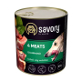Кипити Dog Adult 4 Meats - вологий корм з чотирма видами м'яса для дорослих собак