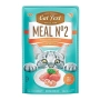 Купить Cat Влажный корм для кошек меню №2 тунец и креветка в желе