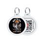Купить WAUDOG Smart ID Адресник с QR-паспортом "Ездить, чтобы жить"