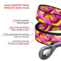 Купить WAUDOG Nylon Поводок для собак нейлоновый "Бананы на розовом"