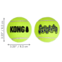 Кипити AirDog Squeakair Ball Іграшка повітряний тенісний м’яч для собак