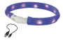 Купить LED Visible Wide Collar Силиконовый ошейник для собак, синий