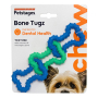 Кипити Bone Tugz Blu «Кісточки» Іграшка для собак, блакитні