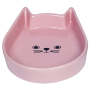 Кипити KITTY FACE Керамічна фігурна миска для котів, рожева