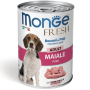 Кипити Fresh Dog Adult Pork – консервований корм зі свининою для дорослих собак усіх порід (шматочки в паштеті)
