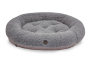 Кипити Bagel Fur Gray Овальний лежак для собак і котів