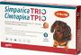 Купить TRIO – жевательные таблетки от глистов, блох и клещей для собак весом 5 кг – 10 кг