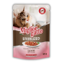 Купить Migliorgatto Sterilized Беззерновые консервы для стерилизованных кошек лосось кусочки в желе