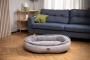 Купить Donut Soft Touch Gray Овальный лежак для собак